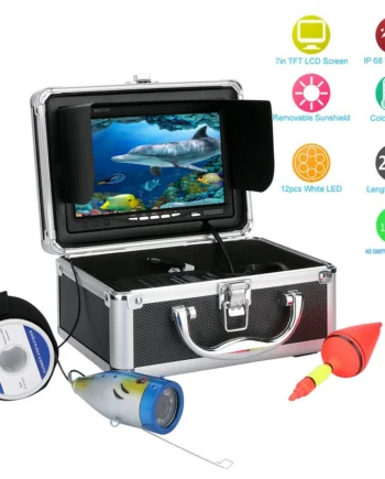 Cámara de vídeo para pesca subacuática, Color de 7" pulgadas